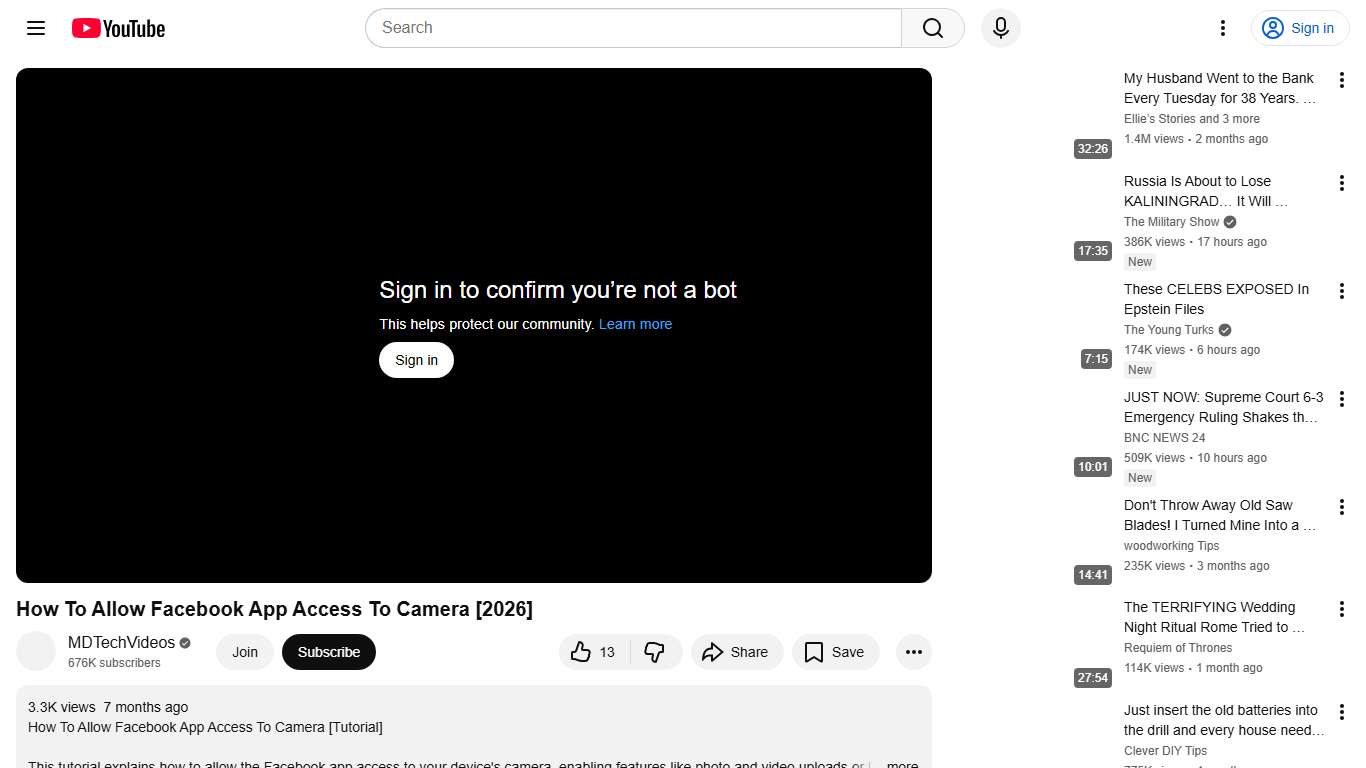 How To Allow Facebook App Access To Camera [2026] - YouTube