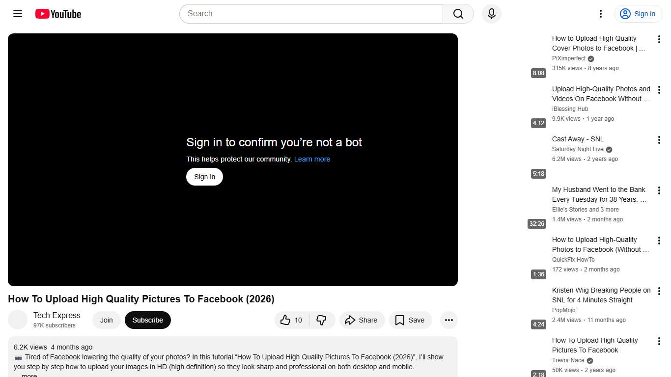 How To Upload High Quality Pictures To Facebook (2026) - YouTube